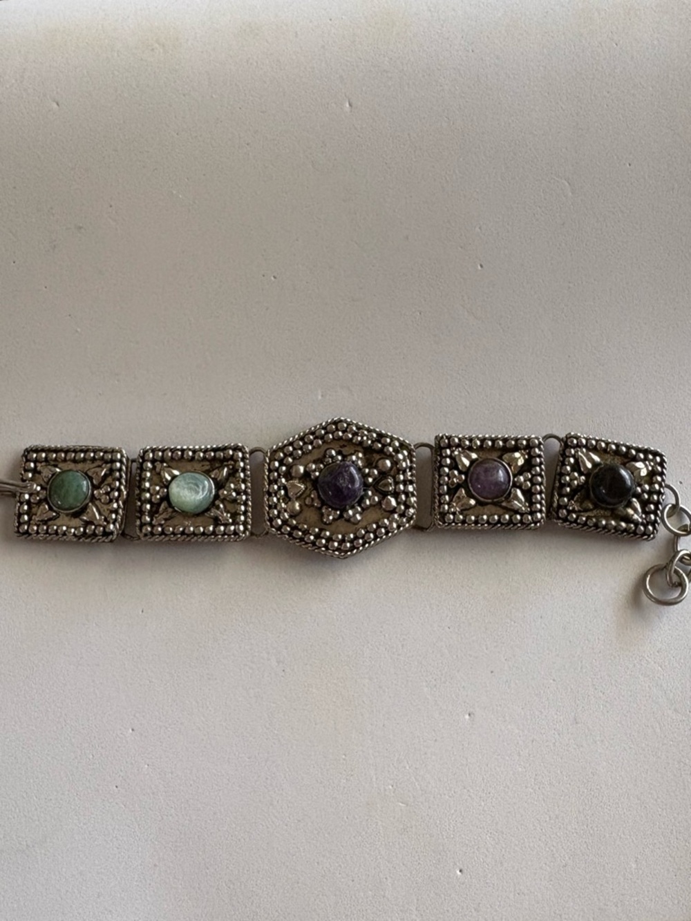 Artisan Made Unpolished Gemstone Bracelet